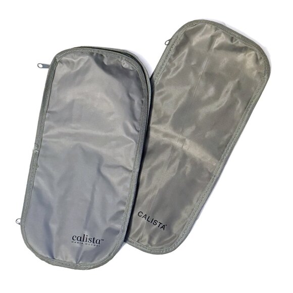 NWOT Set of 2 Insulated Curling Iron Travel Cases - Zipper Calista Bags - Picture 2 of 3